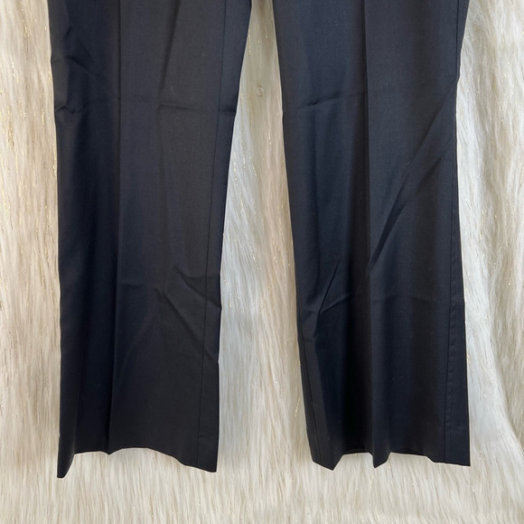 Theory Womens Dress Career Pants Black Mid Rise Stretch Pockets Wool Blend USA 0 - Picture 3 of 9